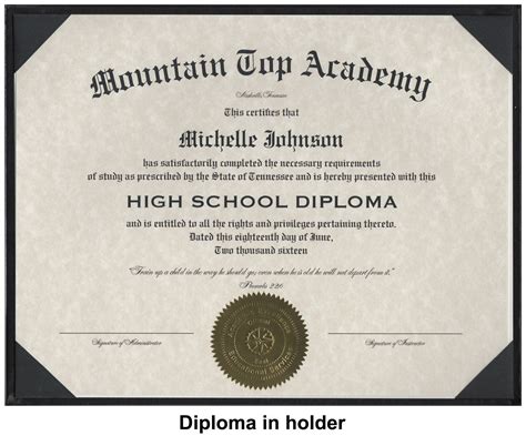 Graduation Diploma