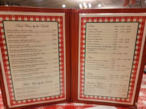 Menu at Chef's Restaurant, Buffalo