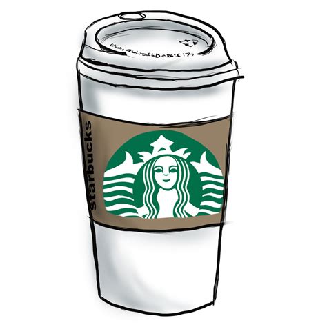 Starbucks Cup Drawing at GetDrawings | Free download