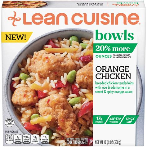 LEAN CUISINE BOWLS Orange Chicken 10.88 oz. Box - Walmart.com - Walmart.com