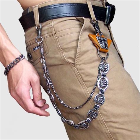 Metal Cool Wallet Chain Star Biker Trucker Wallet Chain Trucker Wallet ...