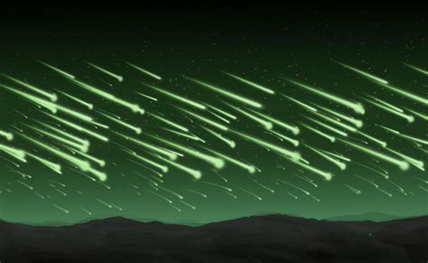 Green Meteor Shower by Louisetheanimator on DeviantArt