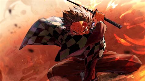 1600x900 Resolution Angry Tanjirou Kamado 1600x900 Resolution Wallpaper ...