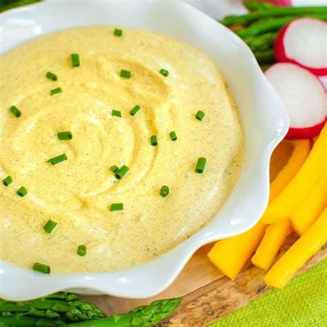 Curry Dip for Asparagus or Other Vegetables - Dip Recipe Creations