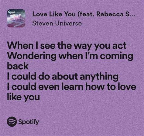 Steven Universe | Love Like You | Steven universe, Yours lyrics, Just ...