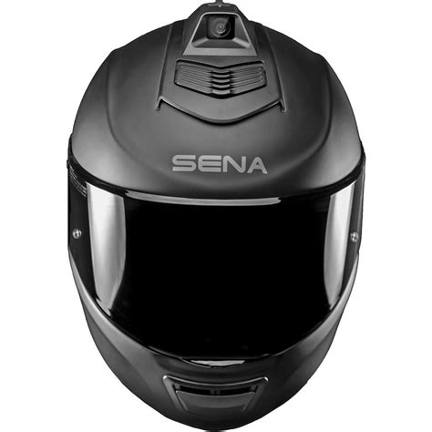 Sena Momentum Inc Pro Integrated BT Camera Full Face Helmet Matte Black ...