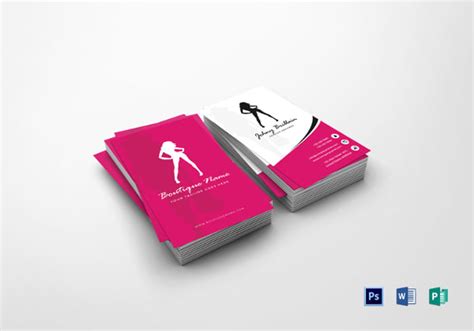 28+ Fashion Business Card Templates - AI, Word, Pages | Free & Premium ...