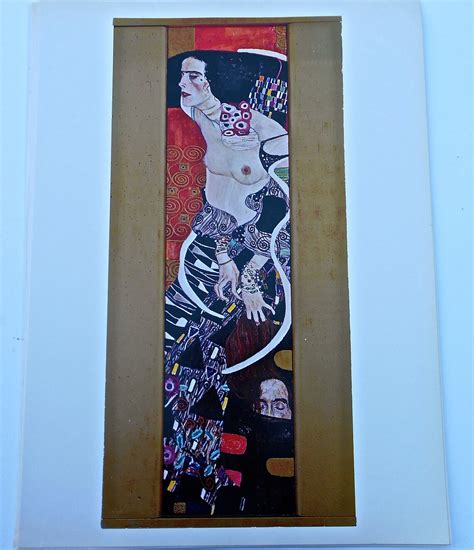 Gustav Klimt Judith II Aka salome 16 X11 Vintage Female - Etsy