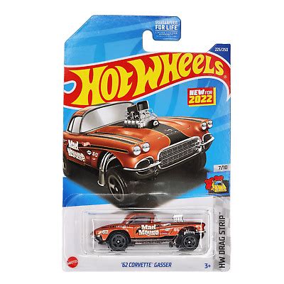 2022 HOT WHEELS ‘62 Corvette Gasser Hw Drag Strip Burnt Orange +Free ...