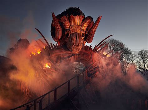 Alton Towers' new Wicker Man ride: Drone footage released | Express & Star