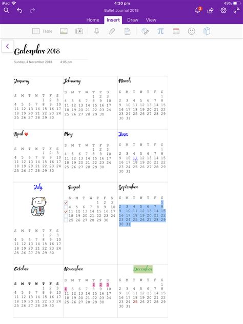 8 Onenote Bullet Journal Template - Template Guru