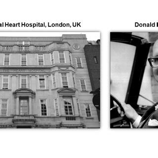 The National Heart Hospital in central London, UK, (left), and surgeon ...