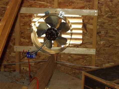 Attic Ventilation Fans - A Concord Carpenter