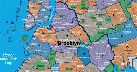 Neighborhood Map Of Brooklyn - Spain Map