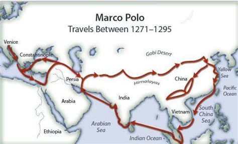 The Travels of Marco Polo at the Silk Roads | Marco polo, Geography for ...