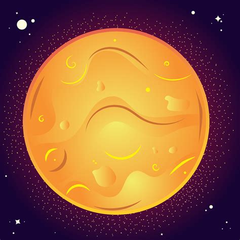 Isolated abstract plantet Cosmic star Vector illustration 26183826 ...