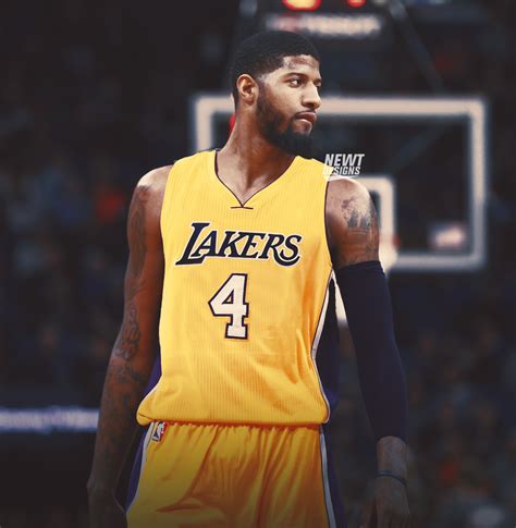 Paul George Jersey Swap - Los Angeles Lakers by NewtDesigns on DeviantArt