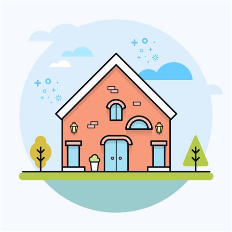 House illustration 551859 Vector Art at Vecteezy