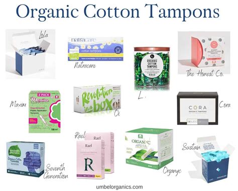 Organic Cotton Tampons | Umbel Organics - Umbel Organics