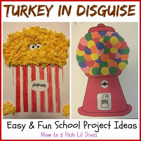 Mom to 2 Posh Lil Divas: Easy and Fun Turkey in Disguise Projects ...