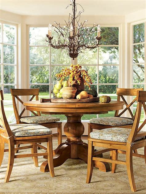 Round Dining Room Tables Decoration Ideas Home to Z | Round dining room ...