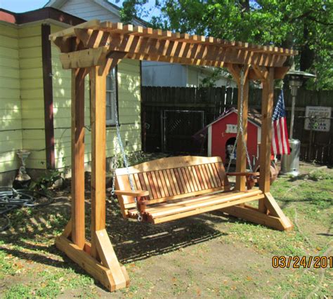 Cedar Porch Swings, Gliders, Welding | Cedar Swings N Things | Texas ...