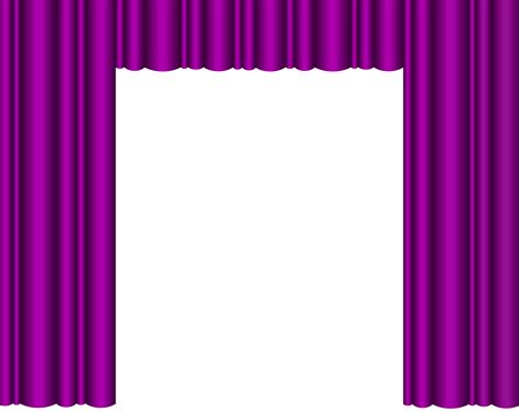 Purple Theater Curtains Transparent PNG Clip Art Image | Gallery ...