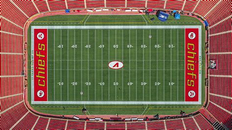 Kansas City Chiefs Using Original Arrowhead Stadium Field Design ...