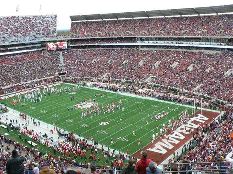 Alabama Crimson Tide stadium, American football, stadium, crowds HD ...