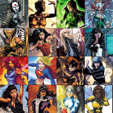 [Artwork] What are your top 20 favorite DC female characters? : r/DCcomics