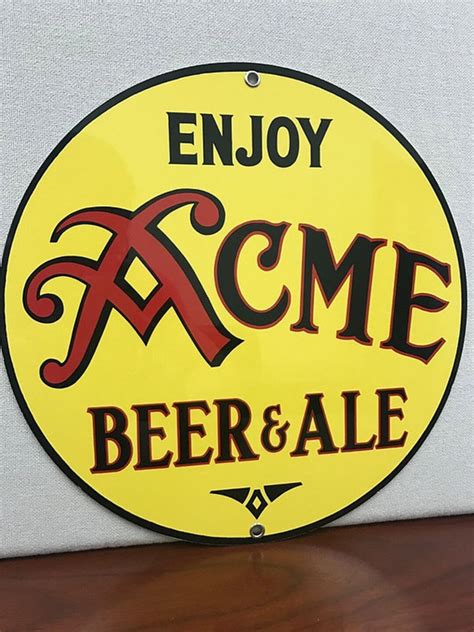 Acme Beer Reproduction Sign - Etsy