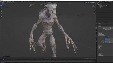 WENDIGO 3D MODEL - YouTube