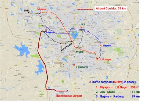 Hyderabad Airport Metro: Survey Completed, Ground Work Starts With Peg ...