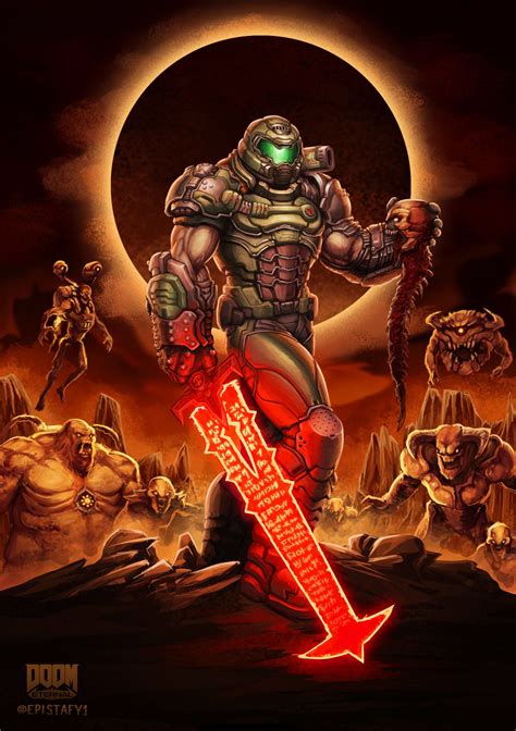 DOOM Eternal Fan art | Doom videogame, Doom, Doom game