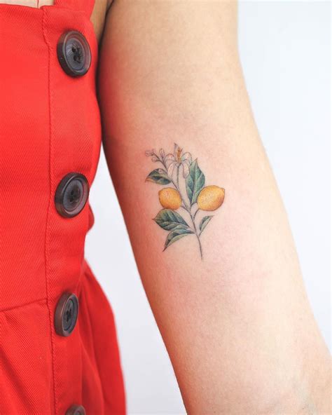 Lemons Tattoo | Tattoo Ideas and Inspiration #Bʀʏᴀɴ #colortattoo # ...