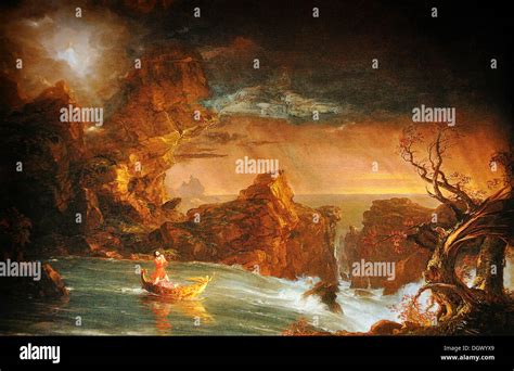 The Voyage of Life: Manhood - by Thomas Cole, 1842 Stock Photo - Alamy