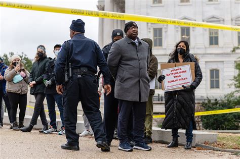 Rep. Jamaal Bowman arrested in election reform protest at Capitol