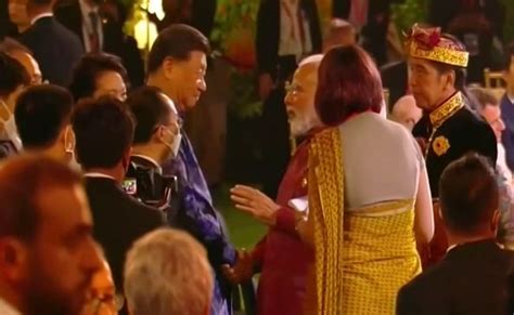 Watch: PM Modi, Xi Jinping Shake Hands At G20 Dinner, But No Bilateral