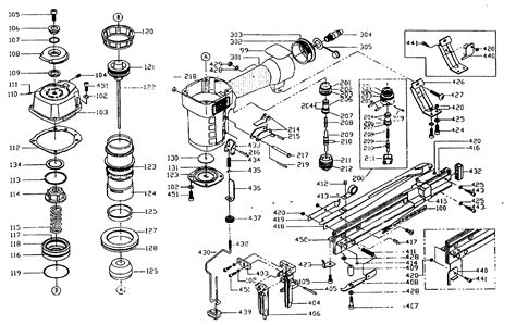 Porter Cable Fn250b Parts Diagram