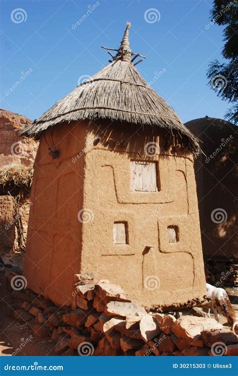 A Traditional Building in the Dogon Village of Songo, Mali, Africa ...