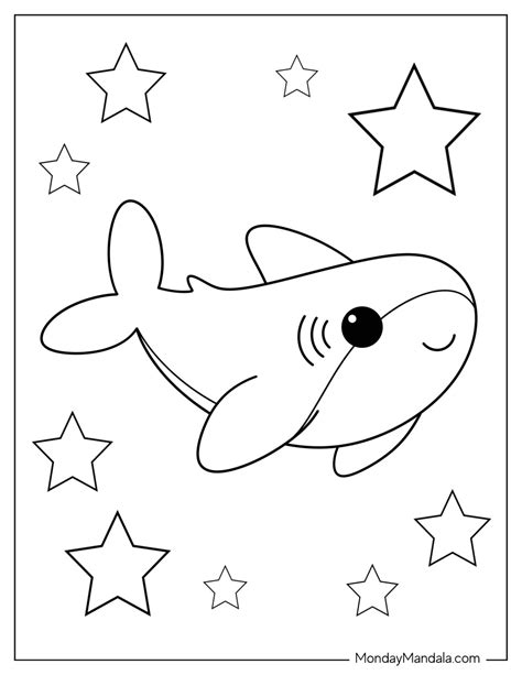 Whale Shark Coloring Page