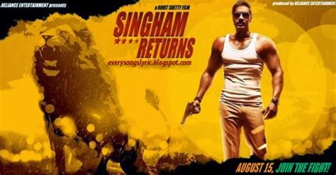 Singham Returns 2014 Movie Songs Lyrics and Videos || Ajay Devgan ...