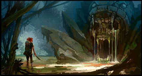 ArtStation - Skull cave