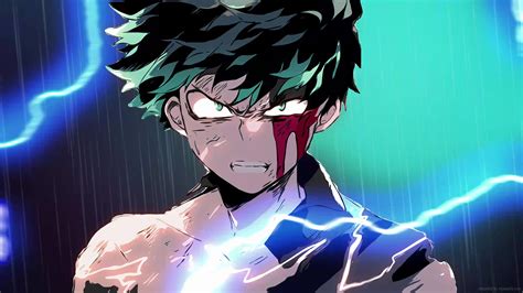 Deku One For All My Hero Academia Live Wallpaper - MoeWalls