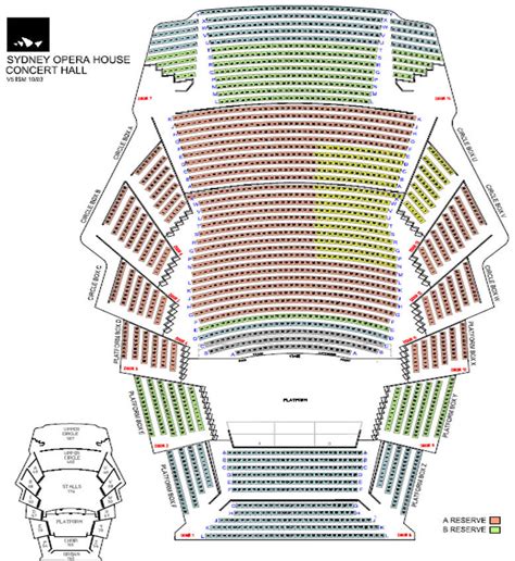 Sydney Opera House Seating Plan - Image to u