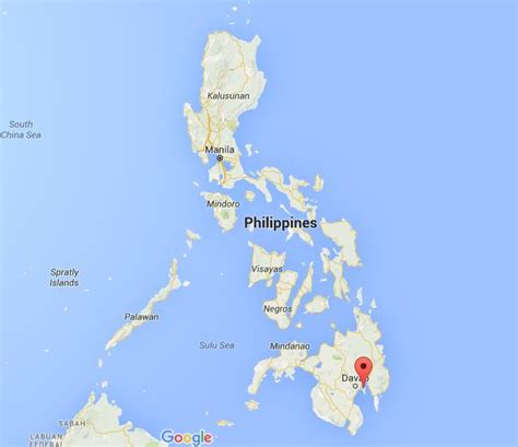 Where is Samal Island on map Philippines