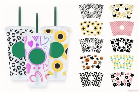 10+ Free Tumbler Wrap SVG Files (For Starbucks Cups and More!)