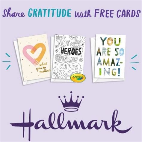 Hallmark : 3 Free Greeting Cards | Free greeting cards, Hallmark ...