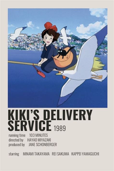 Kikis Delivery Service Poster, Kiki’s Delivery Service, Studio Ghibli ...