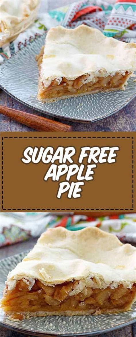 The best sugar free apple pie with cinnamon and classic double crust ...